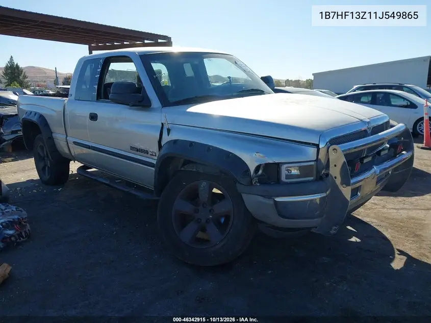 2001 Dodge Ram 1500 St VIN 1B7HF13Z11J549865 фото 1