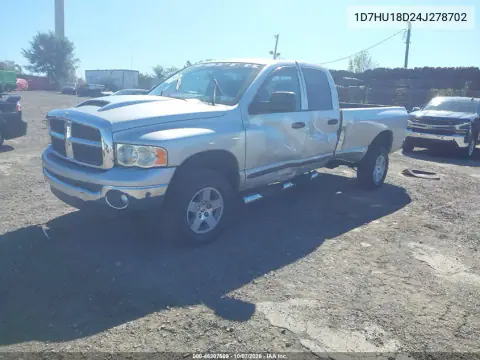 2004 Dodge Ram 1500 Slt/Laramie VIN 1D7HU18D24J278702 фото 3