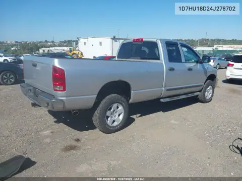 2004 Dodge Ram 1500 Slt/Laramie VIN 1D7HU18D24J278702 фото 5