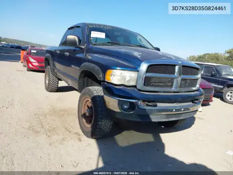 2005 Dodge Ram 2500 Slt/Laramie VIN 3D7KS28D35G824461 фото 2