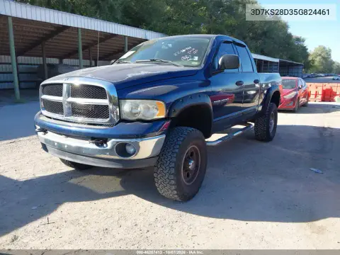 2005 Dodge Ram 2500 Slt/Laramie VIN 3D7KS28D35G824461 фото 3
