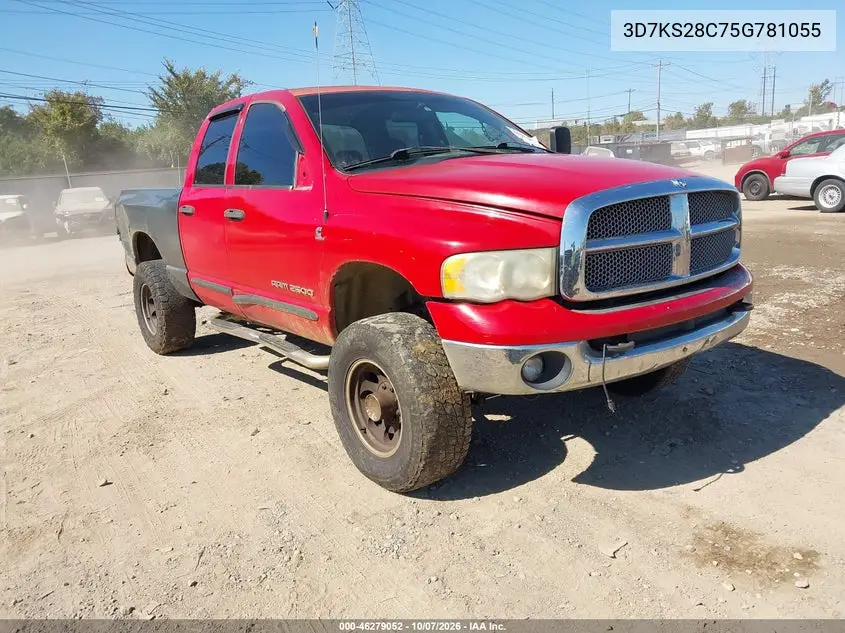 2005 Dodge Ram 2500 Slt/Laramie VIN 3D7KS28C75G781055 фото 1