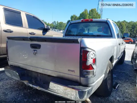 2006 Dodge Ram 1500 Slt VIN 1D7HA18N86J208092 фото 5