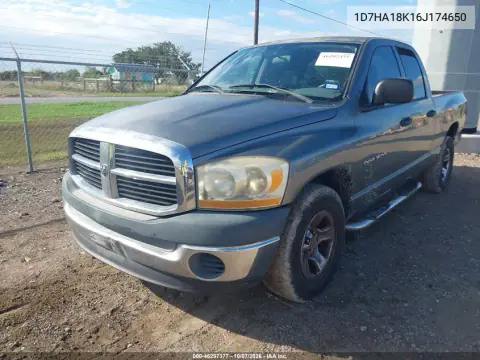 2006 Dodge Ram 1500 St VIN 1D7HA18K16J174650 фото 3