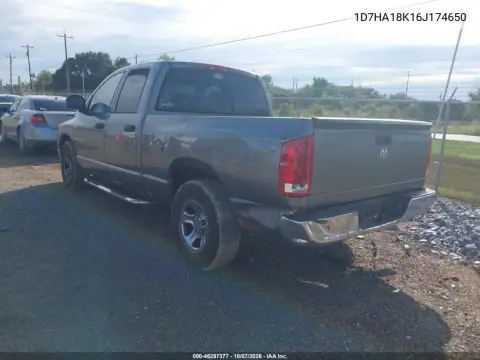 2006 Dodge Ram 1500 St VIN 1D7HA18K16J174650 фото 4
