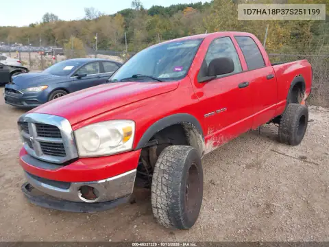 2007 Dodge Ram 1500 Slt VIN 1D7HA18P37S251199 фото 3