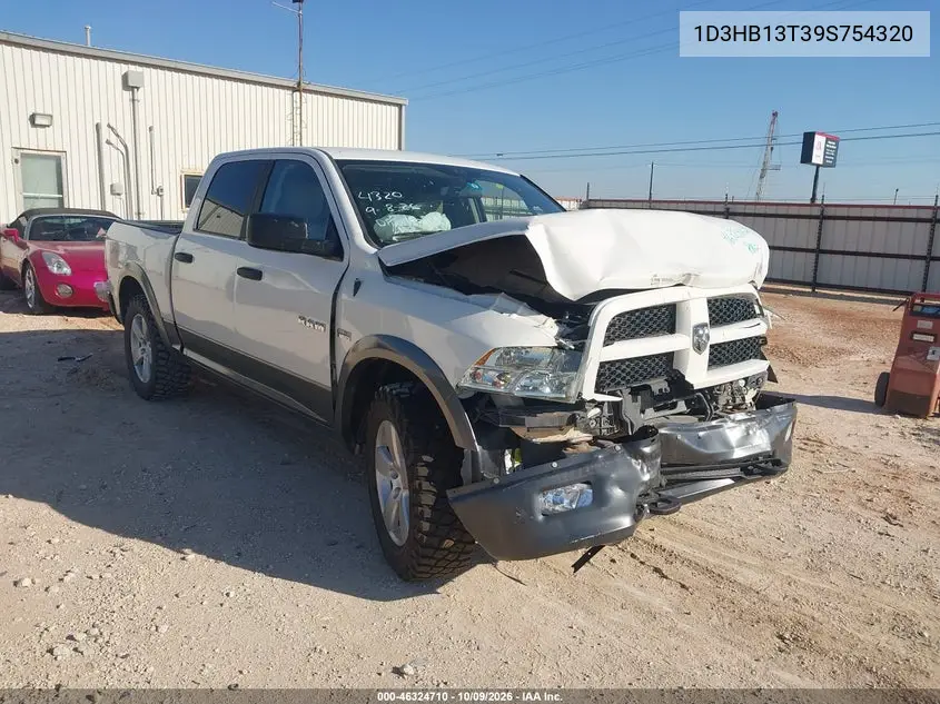 2009 Dodge Ram 1500 Slt/Sport/Trx VIN 1D3HB13T39S754320 фото 1