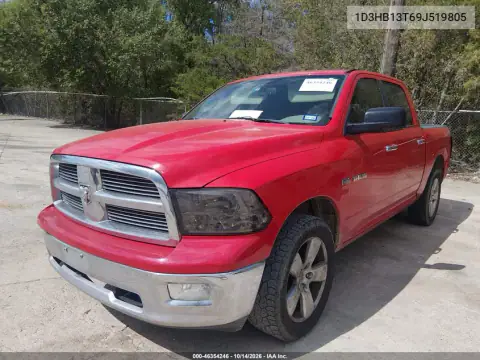 1D3HB13T69J519805 — 2009 Dodge RAM, фото 2 с аукциона IAAI, Естественный износ