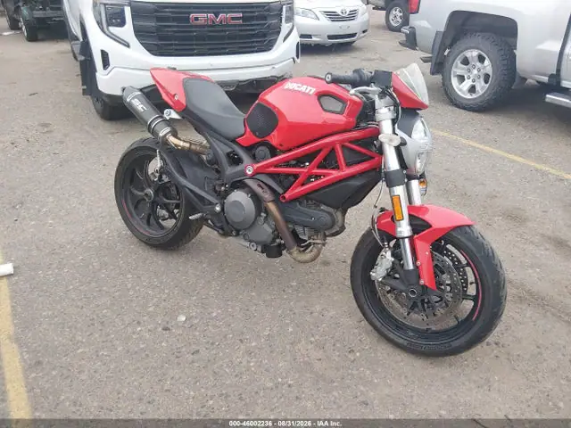 ZDM1RANN7EB078439 — 2014 Ducati Monster 796, Задняя часть слева (Left Rear), фото до ремонта