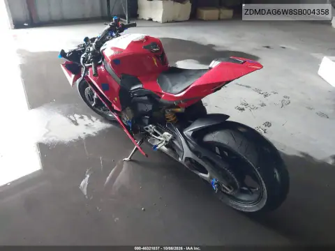 2025 Ducati Panigale V4/V4S VIN ZDMDAG6W8SB004358 фото 3
