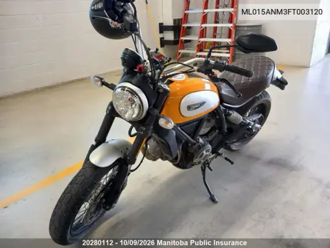 2015 Ducati Scrambler Classic VIN ML015ANM3FT003120 фото 2