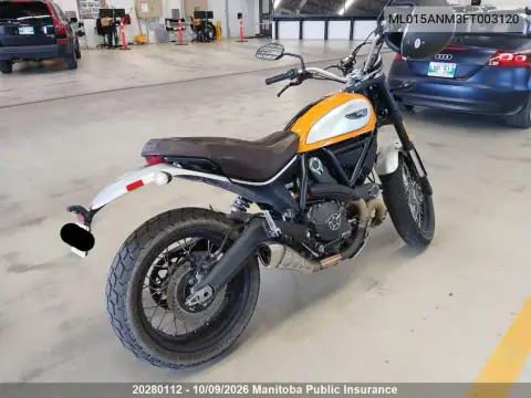2015 Ducati Scrambler Classic VIN ML015ANM3FT003120 фото 4