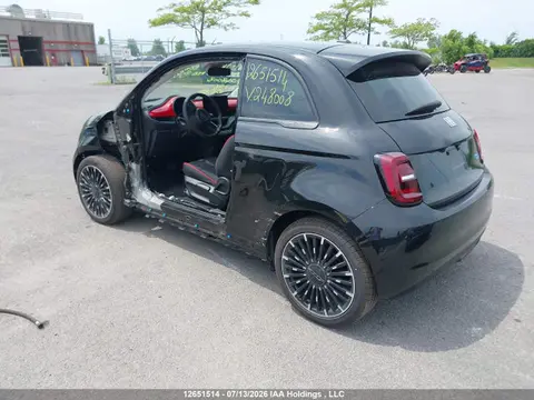 2025 Fiat 500 E Red VIN ZFAFFAA44SX248008 фото 3