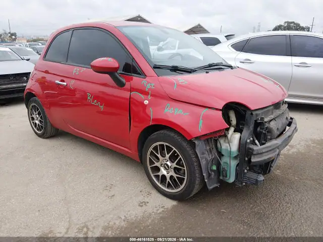 3C3CFFAR6GT169520 — 2016 Fiat 500 POP, Передняя часть (Front End), фото до ремонта