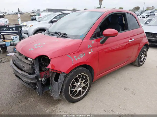 3C3CFFAR6GT169520 — 2016 Fiat 500 POP, фото 2 с аукциона IAAI 14.10.2026, Передняя часть