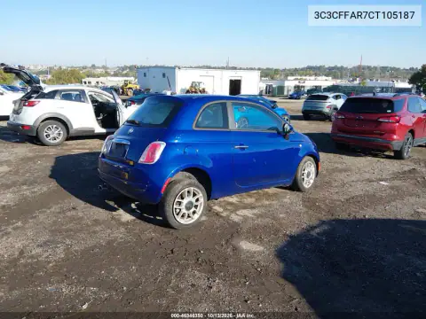 3C3CFFAR7CT105187 — 2012 Fiat 500, фото 4 с аукциона IAAI, Передний левый
