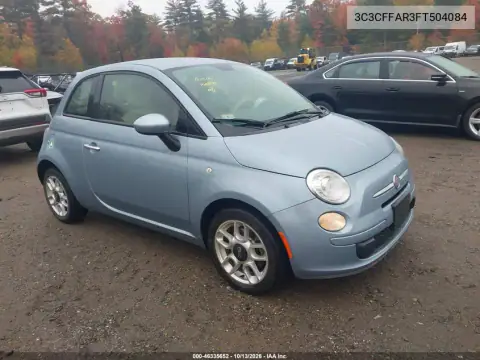 3C3CFFAR3FT504084 — 2015 Fiat 500, Сзади слева, фото до ремонта