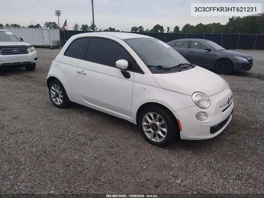 2017 Fiat 500 Pop VIN 3C3CFFKR3HT621231 фото 2