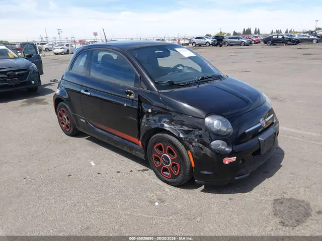 3C3CFFGE6HT586237 — 2017 Fiat 500E Battery Electric, Правый бок (Right Side), фото до ремонта