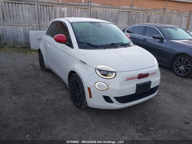 2024 Fiat 500e Red VIN ZFAFFAA4XRX207037 фото 1