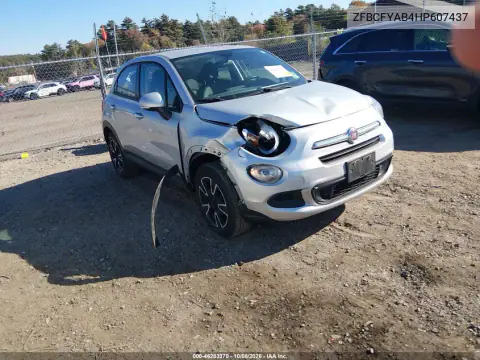 ZFBCFYAB4HP607437 — 2017 Fiat 500X, Передняя часть, фото до ремонта
