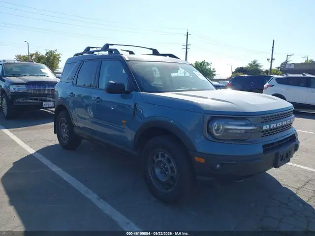 3FMCR9D98NRD22534 — 2022 Ford Bronco Sport Badlands, Механические повреждения (Mechanical), фото до ремонта