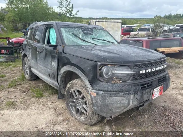 3FMCR9BN5SRE12154 — 2025 Ford Bronco Sport Big Bend Big Bend, Опрокидывание (Roll Over), фото до ремонта