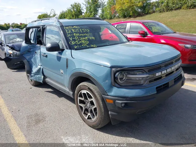 2021 Ford Bronco Sport Big Bend VIN 3FMCR9B63MRB22877 фото 1