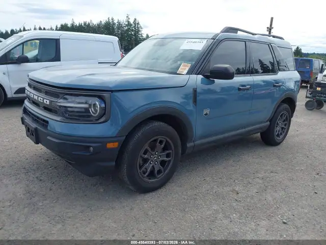 3FMCR9B65MRA84472 — 2021 Ford Bronco Sport Big Bend, фото 2 с аукциона IAAI 14.10.2026, Передняя часть справа