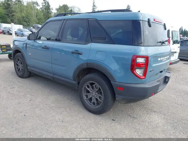 3FMCR9B65MRA84472 — 2021 Ford Bronco Sport Big Bend, фото 3 с аукциона IAAI 14.10.2026, Передняя часть справа