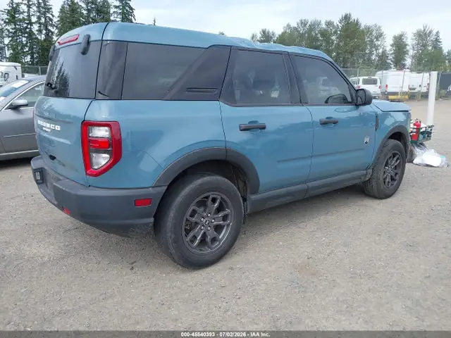 3FMCR9B65MRA84472 — 2021 Ford Bronco Sport Big Bend, фото 4 с аукциона IAAI 14.10.2026, Передняя часть справа