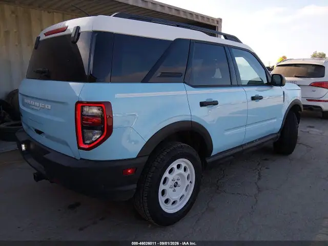 3FMCR9G61RRF58921 — 2024 Ford Bronco Sport Heritage, фото 4 с аукциона IAAI 14.10.2026, Передняя часть