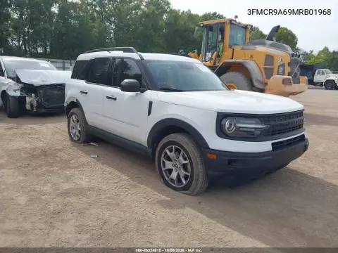 3FMCR9A69MRB01968 — 2021 Ford Bronco Sport, Сзади, фото до ремонта