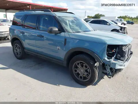 3FMCR9B66MRB33971 — 2021 Ford Bronco Sport, Передняя часть, фото до ремонта