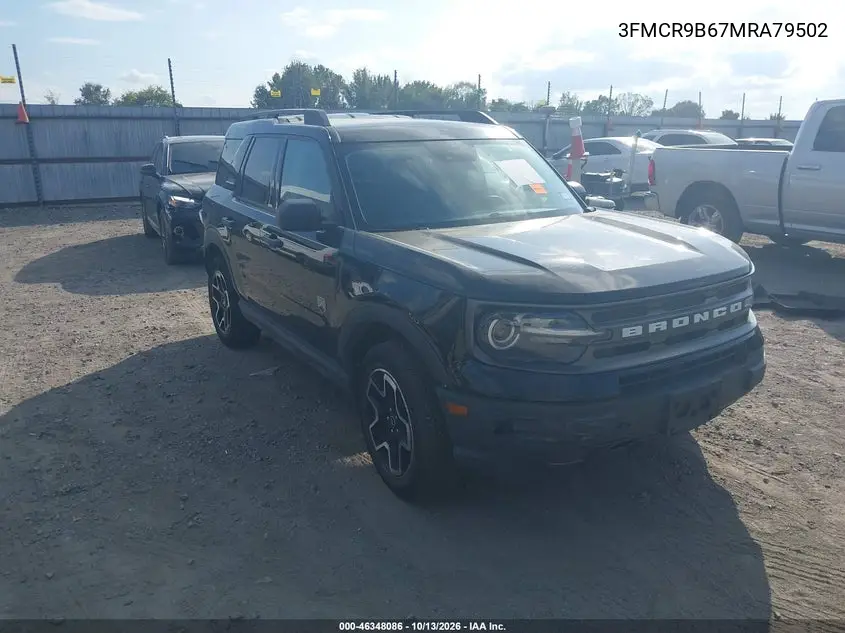 3FMCR9B67MRA79502 Ford Bronco Sport 2021 — повреждение Нет, фото до ремонта