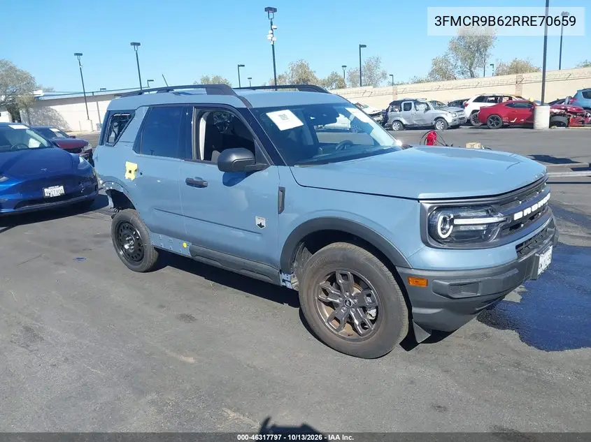 3FMCR9B62RRE70659 — 2024 Ford Bronco Sport, фото 2 с аукциона IAAI, Справа сзади