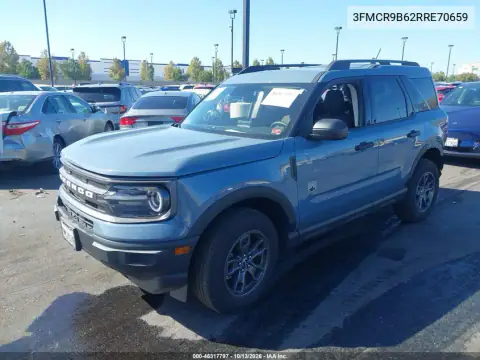 3FMCR9B62RRE70659 — 2024 Ford Bronco Sport, фото 3 с аукциона IAAI, Справа сзади