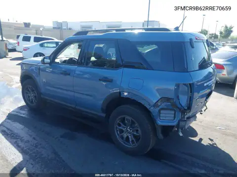 3FMCR9B62RRE70659 — 2024 Ford Bronco Sport, фото 4 с аукциона IAAI, Справа сзади