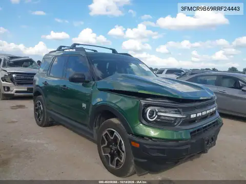 3FMCR9B69RRF24443 — 2024 Ford Bronco Sport, Передняя часть, фото до ремонта