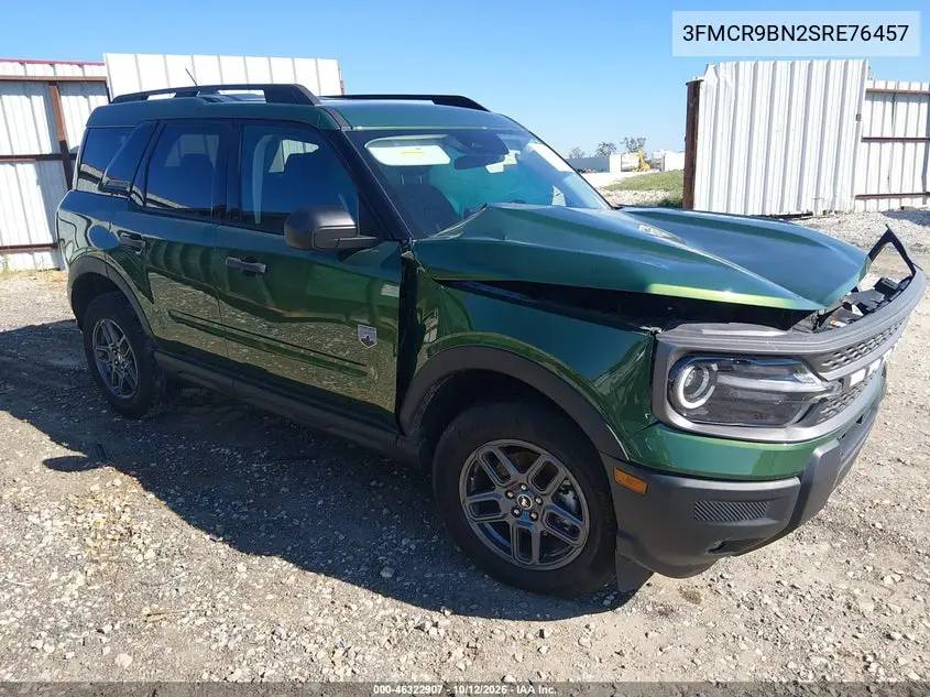 2025 Ford Bronco Sport Big Bend VIN 3FMCR9BN2SRE76457 фото 1