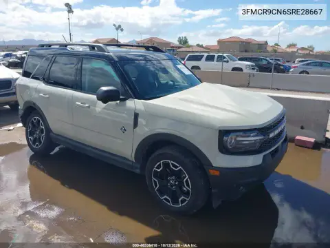 3FMCR9CN6SRE28667 — 2025 Ford Bronco Sport, Левая сторона, фото до ремонта