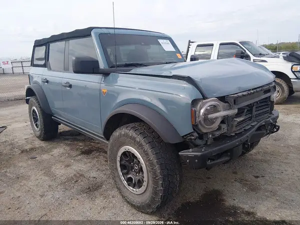 1FMEE5DP7NLA91877 — 2022 Ford Bronco, Передняя часть (Front End), фото до ремонта
