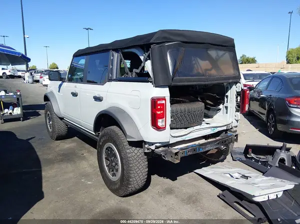 1FMEE5DH8NLA86051 — 2022 Ford Bronco, фото 3 с аукциона IAAI, Задняя часть