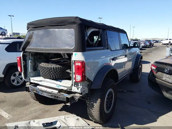1FMEE5DH8NLA86051 — 2022 Ford Bronco, фото 4 с аукциона IAAI, Задняя часть