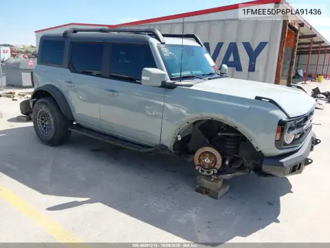 2023 Ford Bronco Outer Banks VIN 1FMEE5DP6PLA91436 фото 2