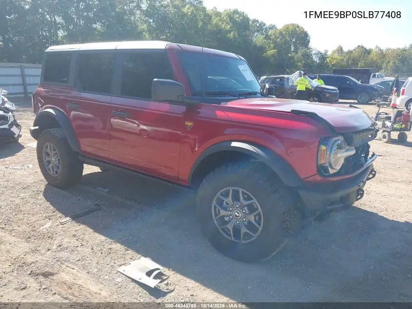 1FMEE9BP0SLB77408 Ford Bronco 2025 — повреждение Передняя часть, фото до ремонта