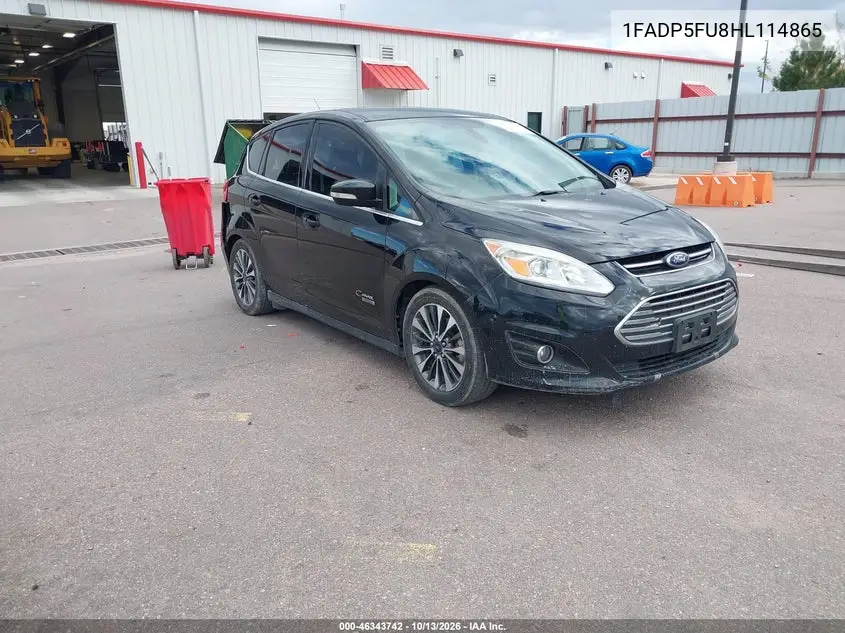 2017 Ford C-Max Energi Titanium VIN 1FADP5FU8HL114865 фото 2