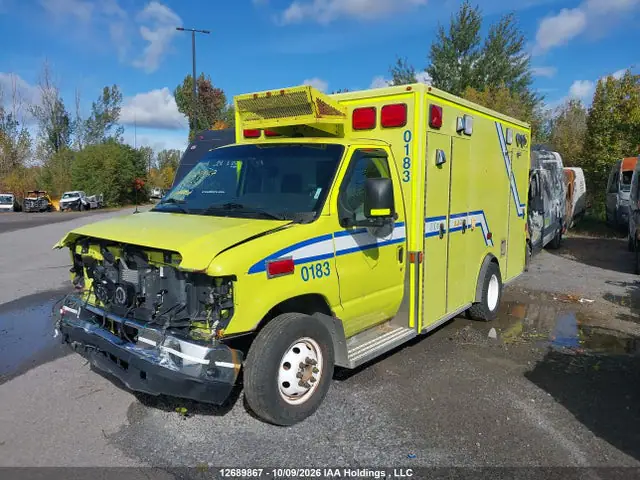 1FDWE3FS3KDC46019 — 2019 Ford E-350 Cutaway, фото 2 с аукциона IAAI 14.10.2026, Передняя часть