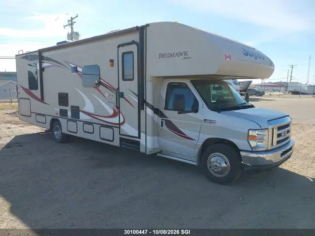 1FDXE4FS9EDA78238 — 2014 Ford Econoline E450 Super Duty Cutwy Van, Under Carriage, фото до ремонта