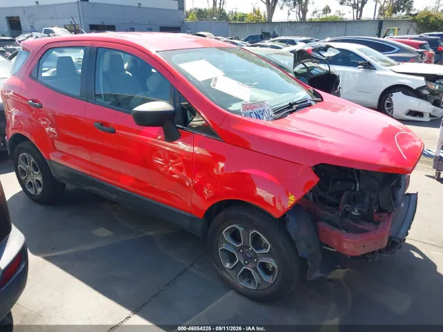 2020 Ford ECOSPORT S VIN MAJ3S2FE0LC378480 фото 1